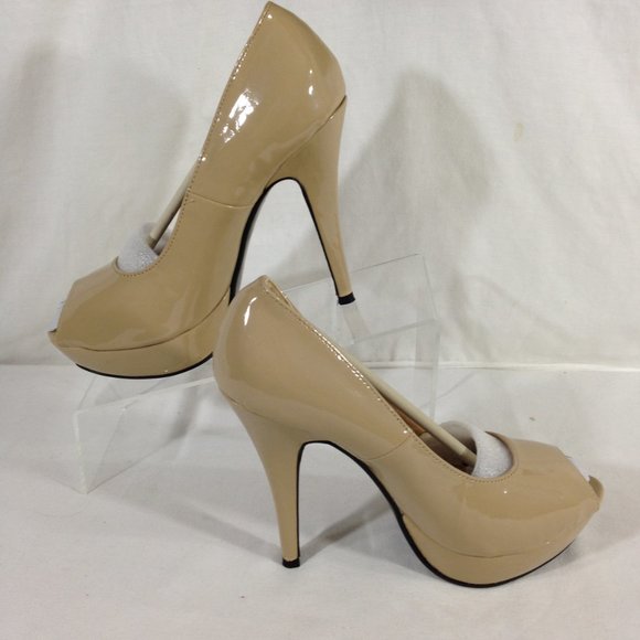 Shoes of Soul-Final Price- Platform Stiletto Camel Platforms Sz  10 - Picture 3 of 9